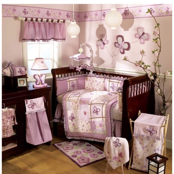 butterfly nursery bedding
